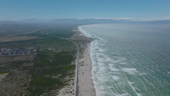 Landscape Panorama of Ocean Coast