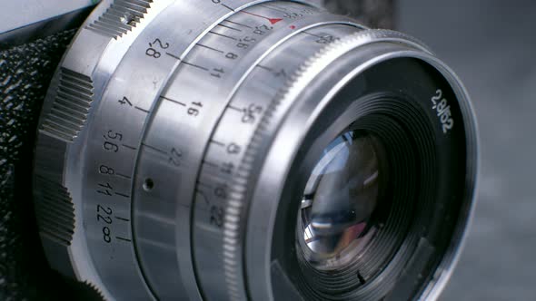 Vintage Photo Camera Lens Details