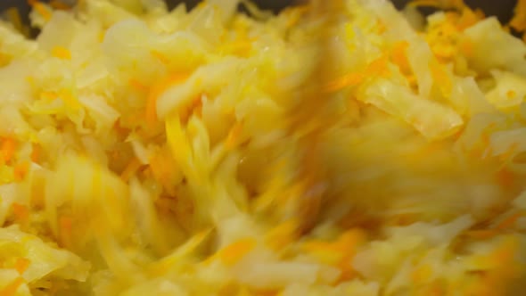 Stewed Cabbage with Carrots Most Popular Dishes