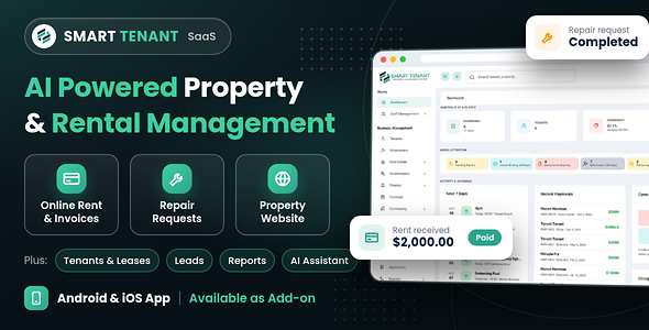 Smart Tenant SaaS - AI Powered Property & Rental Management System