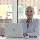 Mature Businesswoman Using Laptop in Office - VideoHive Item for Sale