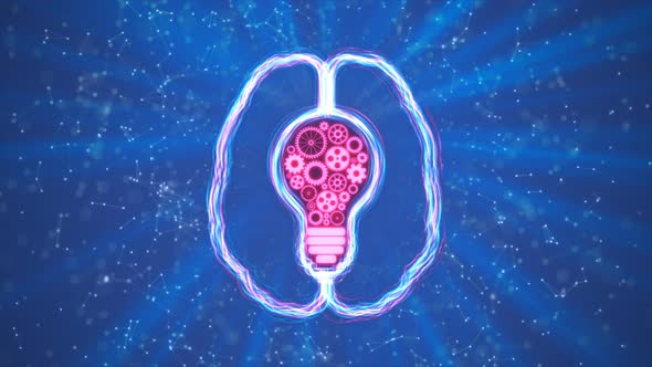 Human Brain Creating a New Idea