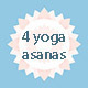4 Yoga Asanas on 4 Backgrounds - GraphicRiver Item for Sale