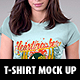 Realistic T-Shirt Mock Up - GraphicRiver Item for Sale
