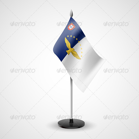 Table Flag of Azores