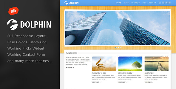 Dolphin - Responsive Site Template