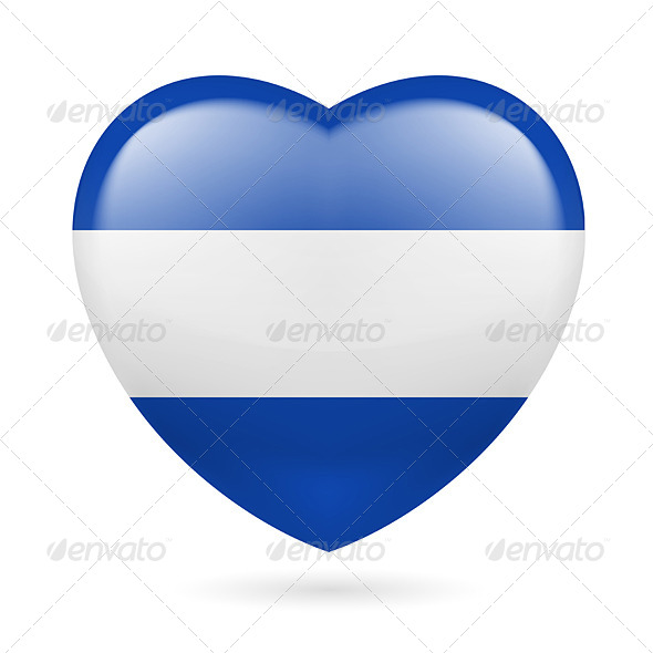 Heart Icon of El Salvador