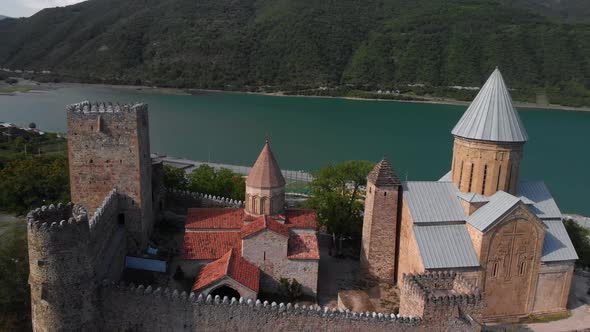 Ananuri Castle Complex on the Aragvi River in Georgia