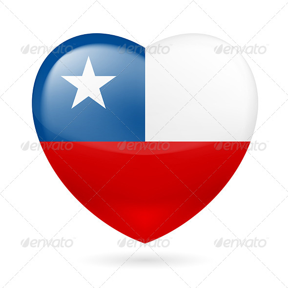 Heart Icon of Chile