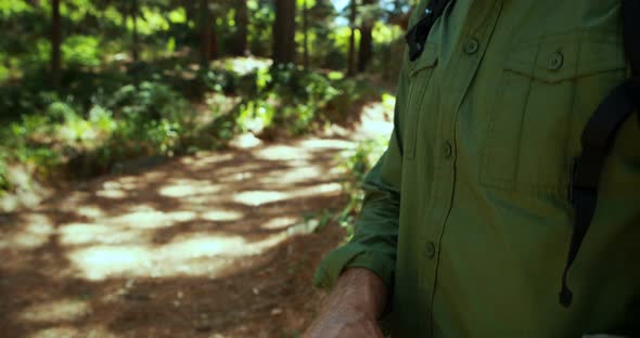 Portrait of man standing in the park