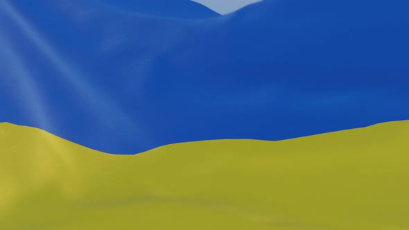 Ukrain Flag Wind