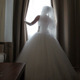 Bride Looks out of the Window Backlight - VideoHive Item for Sale