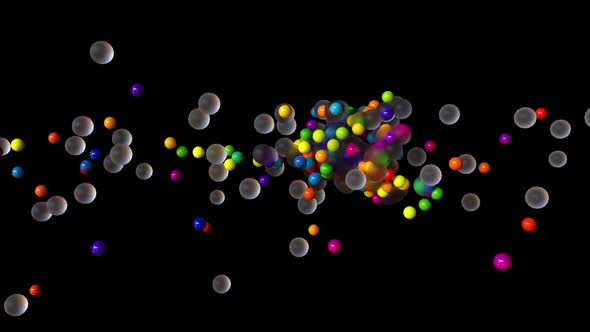 Random Colored Spheres