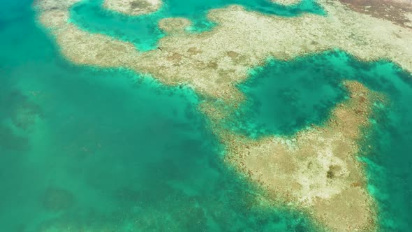 Transparent Blue Sea Water in the Lagoon