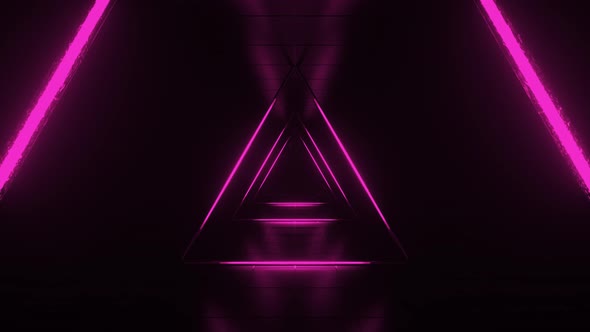 Abstract pink futuristic background