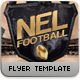 Nel Football Flyer Template - GraphicRiver Item for Sale