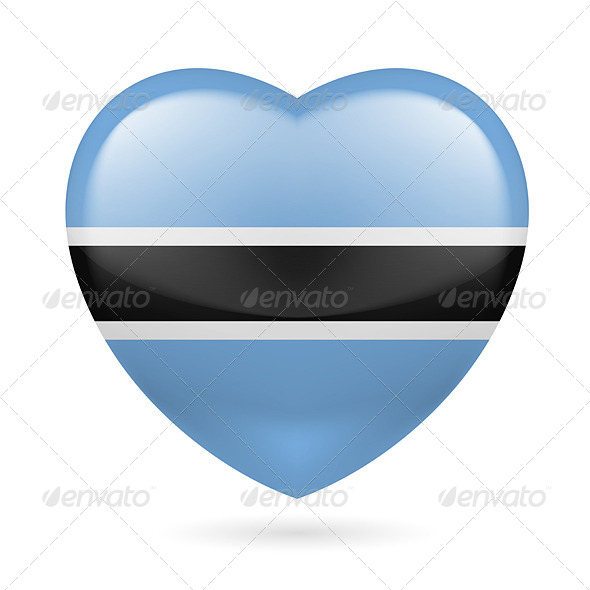 Heart icon of Botswana
