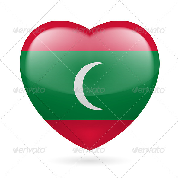 Heart icon of Maldives