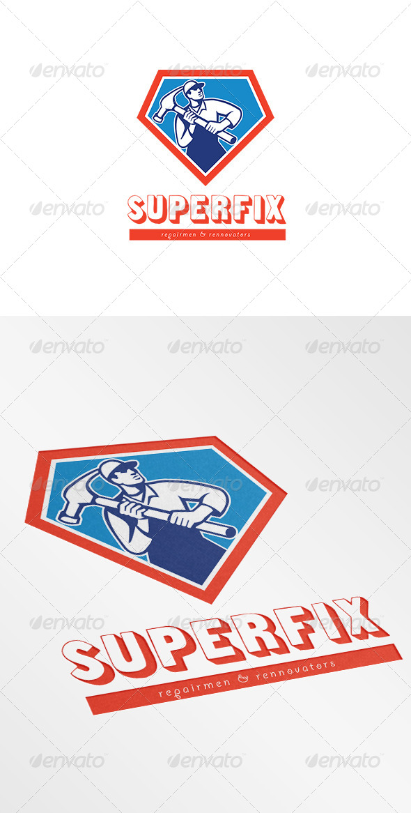 Superfix Repairman and Renovators Logo