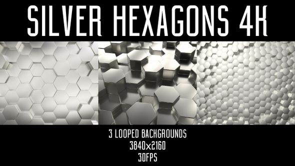 Silver Hexagons