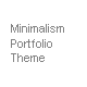 Antanta - Minimalism Portfolio - ThemeForest Item for Sale