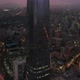 Night Santiago is the capital of Chile (aerial view, drone footage) - VideoHive Item for Sale