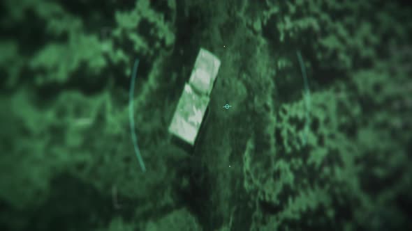 Night Target Detection And Explosion By Modern Army Drone Weapon System alt