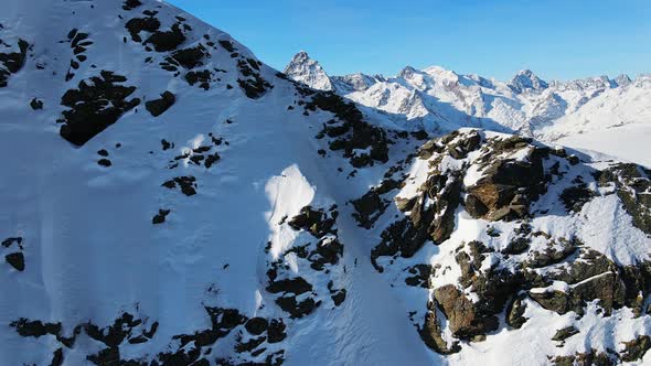 Dombai Mountains and Belalakaya Peak