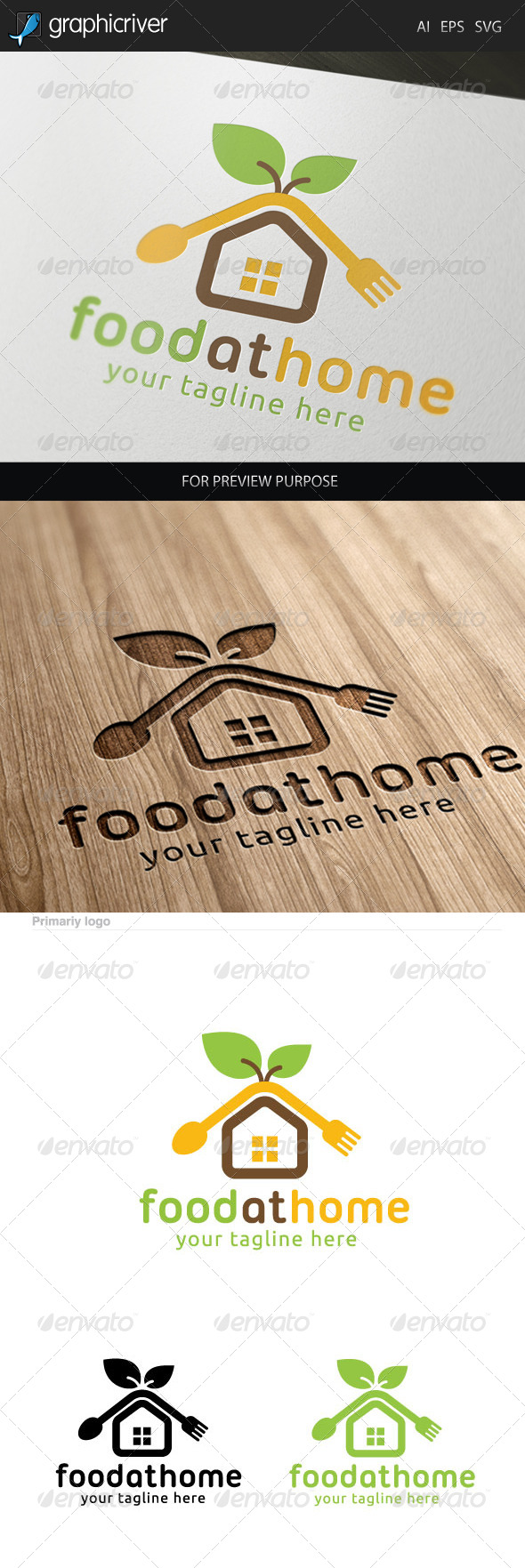 Food at Home Logo.