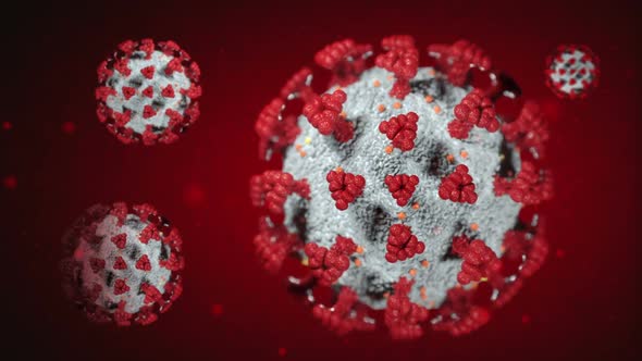 Coronavirus Red Background