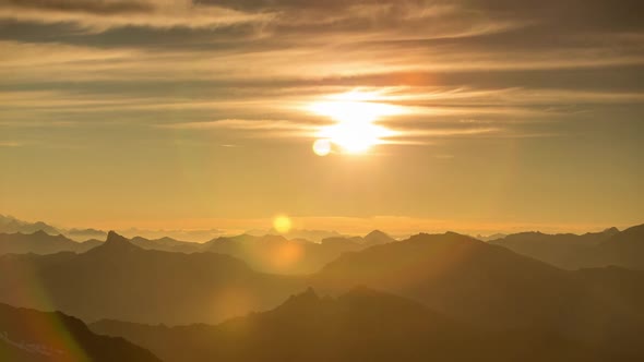 verbier alps swtizerland mountains snow peaks ski mont fort sunrise