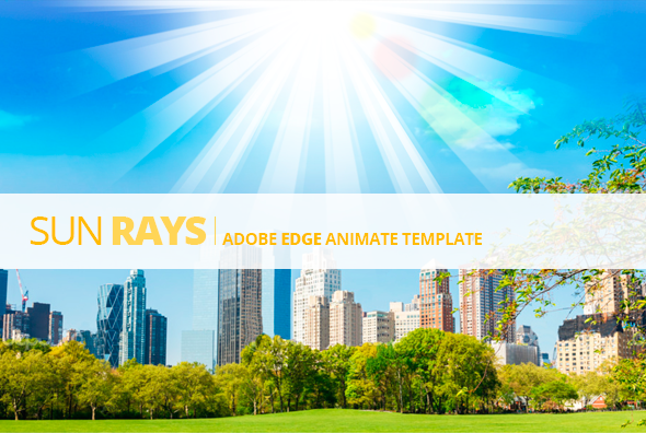 Edge Animate Sun Rays Template