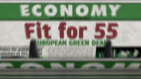 Fit for 55 European Green Deal newspaper printing press