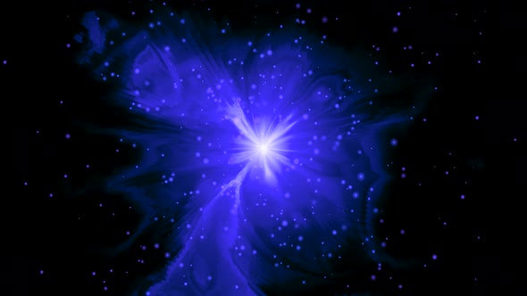 Sci-Fi Digital footage Electric Motion Of Dynamic Violet Lines On Dark Background.