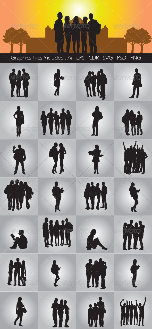 Student Silhouettes