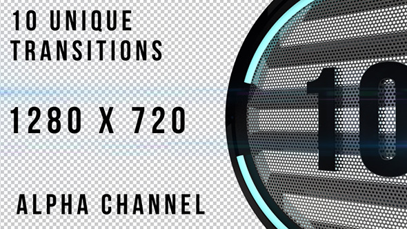 Neon Lights Countdown Transitions alt