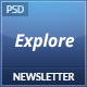 Explore - Travel PSD Email Newsletter Template - GraphicRiver Item for Sale