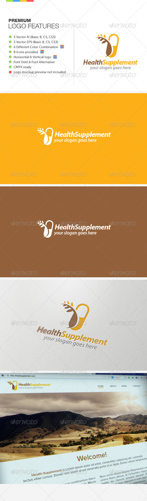 Natural Health Suplement Logo