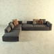 Corner sofa by Minotti  - 3DOcean Item for Sale
