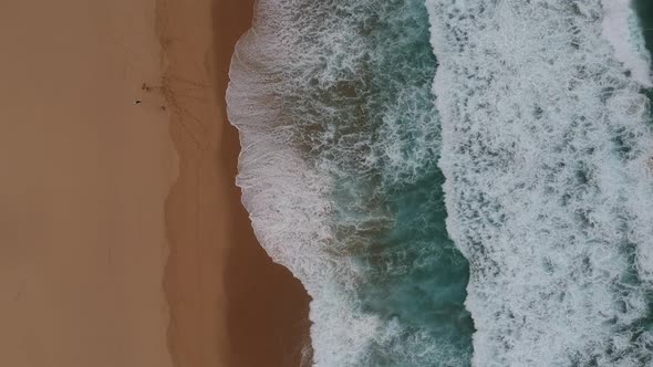 Beautiful Beach With Blue Waves