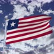 Liberia Flag With Sky 4k - VideoHive Item for Sale