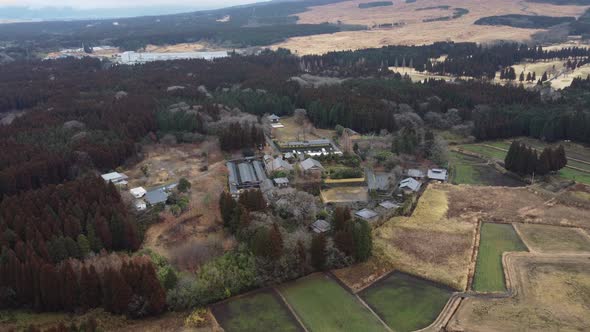 The Aerial view of Kumamoto