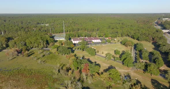 Aerial Video Tallahassee Automobile Museum 5k