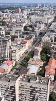 Kyiv Ukraine Aerial View of the City