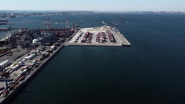 Port of Odessa From a Height
