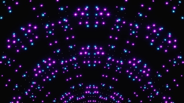 Glittering Neon Dot Lights