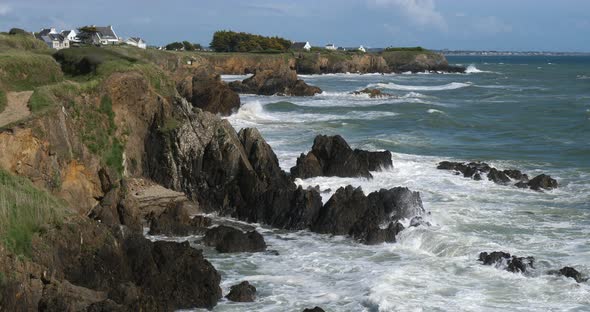 Le Pouldu, Finistere department, Brittany, France