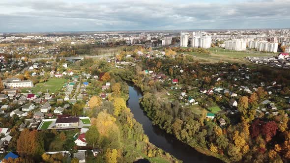 Beautiful Autumn Landscape Of The River Luchesa 33