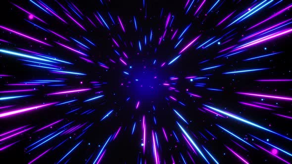 Hyperspace Jump in Outer Space