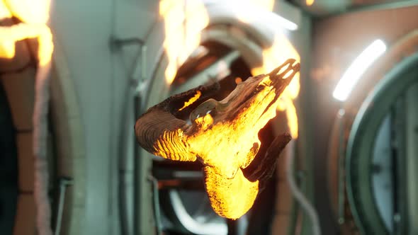 Skull of Dead Ram in International Space Station alt